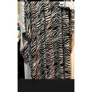 Zebra Print Shower Curtain